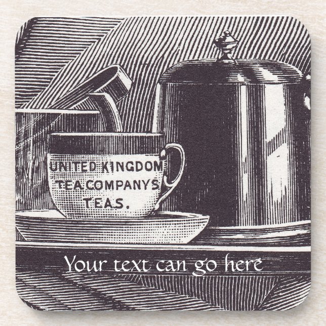Vintage Tea Tray Coaster (Front)