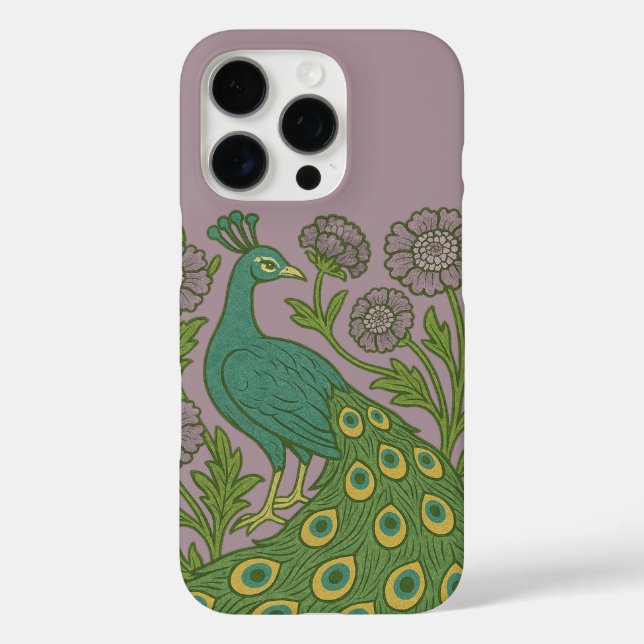 Vintage Teal Peacock                               Case-Mate iPhone Case (Back)