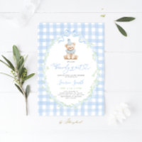 Vintage Teddy Bear Baby Shower Boy