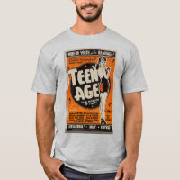 Vintage “Teen Age” Retro Movie Poster Style Design