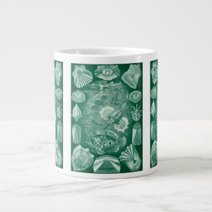 Vintage Teleostei Shells and Fish by Ernst Haeckel Large Coffee Mug
