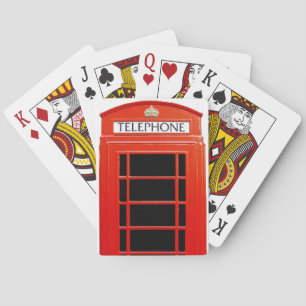 Vintage Telephone Booth Playing Cards