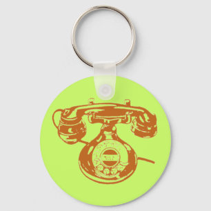Vintage Telephone Key Ring