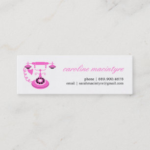 Vintage Telephone Mini Calling Cards