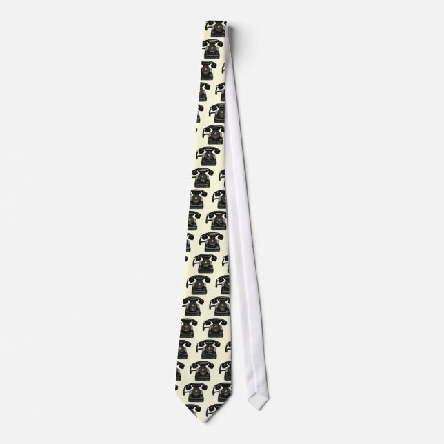 Vintage telephone tie (Front)