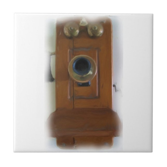 Vintage Telephone Tile (Front)