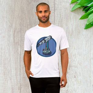 Vintage Telescope Astronomy Enthusiast Stargazing T-Shirt