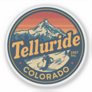 vintage Telluride colorado skiing outdoor gifts