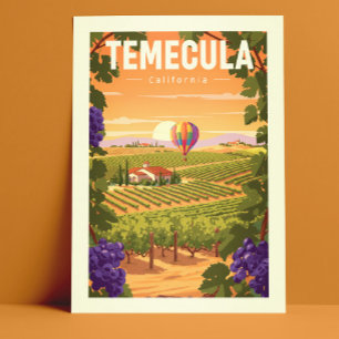Vintage Temecula California Postcard
