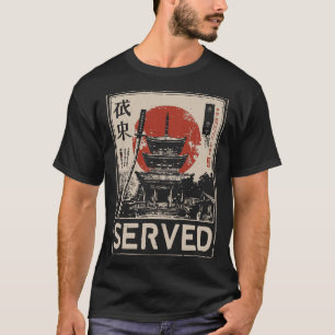 Vintage Temple Service Military Honour Art T-Shirt