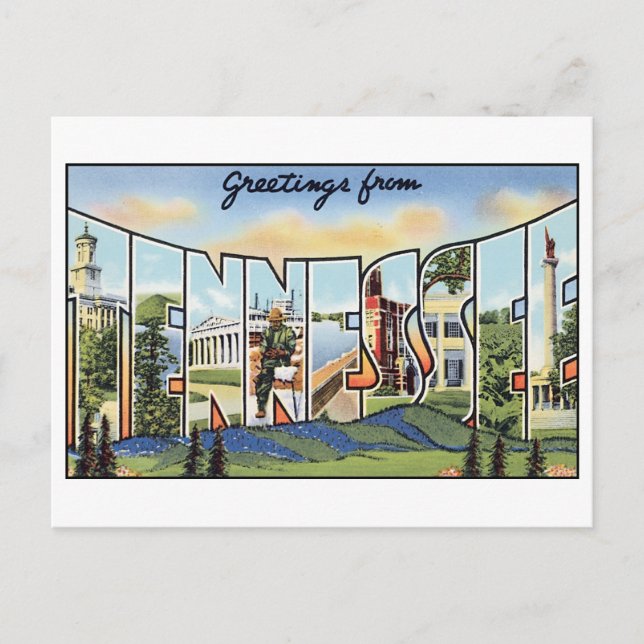 Vintage Tennessee Postcard (Front)