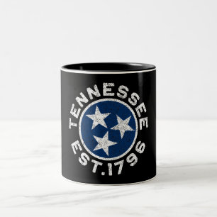Vintage Tennessee Two-Tone Coffee Mug