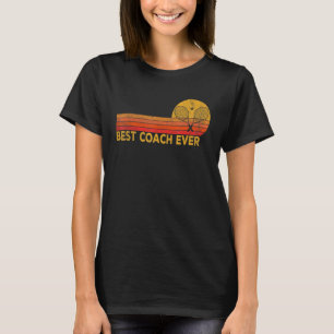 Vintage Tennis Coach Best Coach Ever Retro 1 T-Shirt