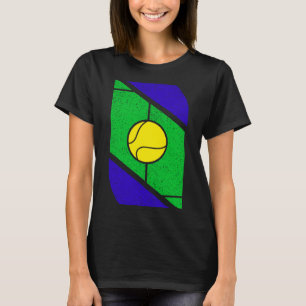 Vintage Tennis Court Tennis Coach Tennis Ball Play T-Shirt