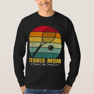 Vintage Tennis, Tennis Sports Lover Mum Mother's D T-Shirt