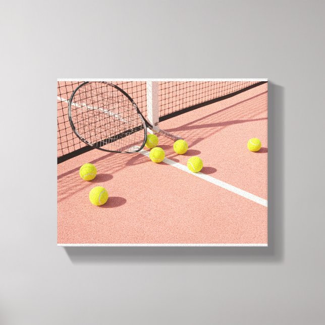 Vintage Tennis Wall Art | Retro Tennis Club Poster (Front)
