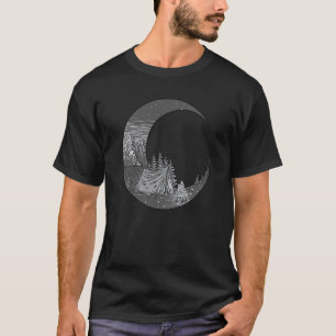 Vintage Tent on Mountain Camping Outdoor T-Shirt