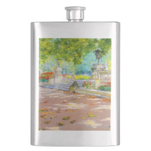 Vintage Terrace, Prospect Park (1887) drawing Hip Flask