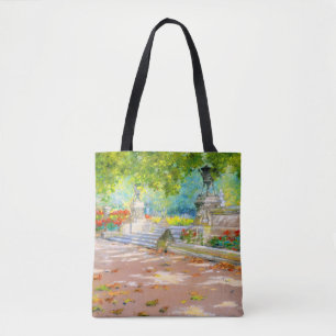 Vintage Terrace, Prospect Park (1887) drawing Tote Bag