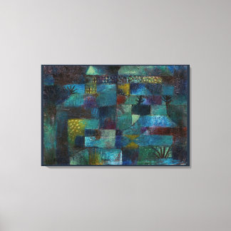 Vintage Terraced Garden (1920)  by Paul Klee Canvas Print