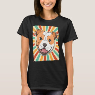 Vintage Terrier Pitbulls And Owners T-Shirt