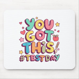 Vintage Test Day You Got This Testing Day Teacher Mouse Pad