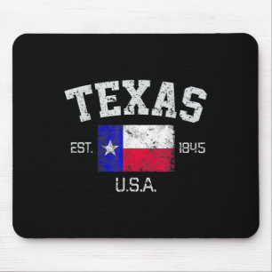 Vintage Texas Austin Est 1845 For Men Women & Mouse Pad