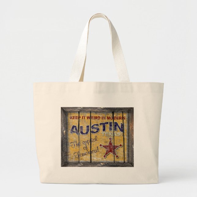 Vintage Texas - Austin Tote Bag (Front)