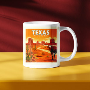 Vintage Texas Coffee Mug