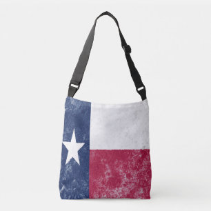 Vintage Texas Flag Crossbody Bag