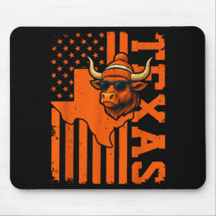 Vintage Texas Graphic Texas Lovers Men Women Kids Mouse Pad