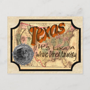 Vintage Texas Old Postcard