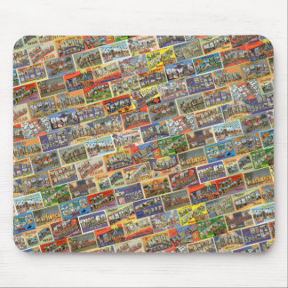 Vintage Texas Postcard Mousepad