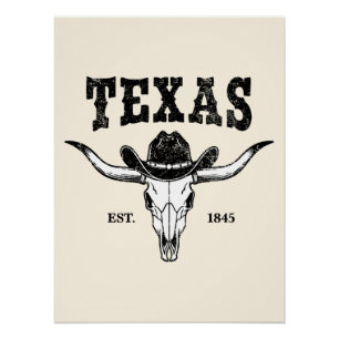 Vintage Texas Poster