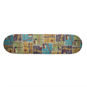 Vintage Texas Skateboard