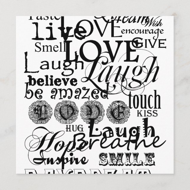 Vintage Text Life Advice Apparel and Gifts (Front)