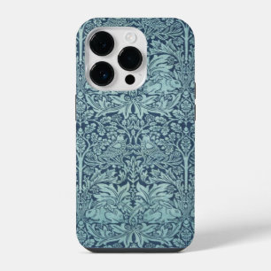 Vintage Textile Pattern Brer Rabbit William Morris iPhone 14 Pro Case