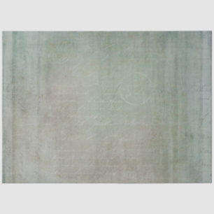 Vintage Texture Green Blue Grey Ephemera Decoupage Tissue Paper