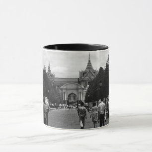 Vintage Thailand Bangkok Tourist royal palace gate Mug