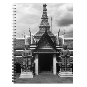 Vintage Thailand Bangkok Wat Phra Kaew Demon Guard Notebook