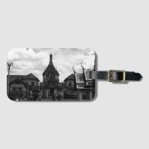 Vintage Thailand Bangkok Wat Phra Kaew tourists Bu Luggage Tag