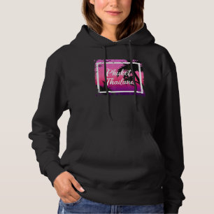 Vintage Thailand Vacation Travel Asia Thai Beach P Hoodie