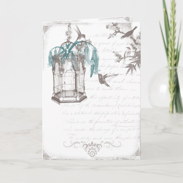 Vintage Thank You Card (Front)