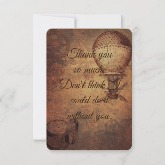 Vintage thank you card