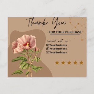 vintage thank you card