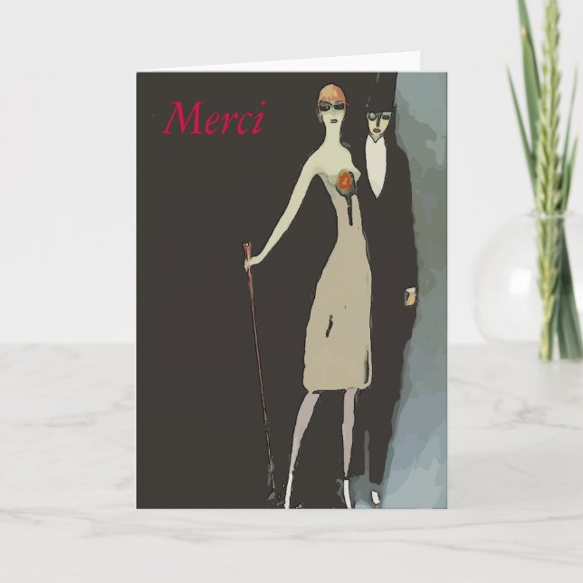 Vintage Thank You Card (Front)