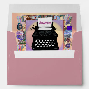 Vintage Thank You Matching Envelopes