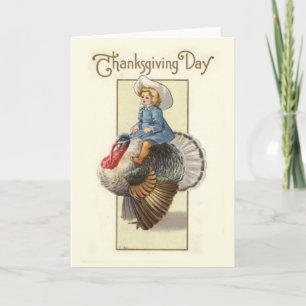 Vintage Thanksgiving Card
