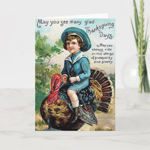 Vintage Thanksgiving Card