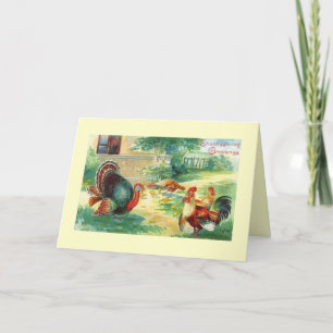 Vintage Thanksgiving Card